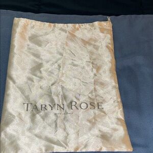 NWOT Taryn Rose White Satin Dust Bag